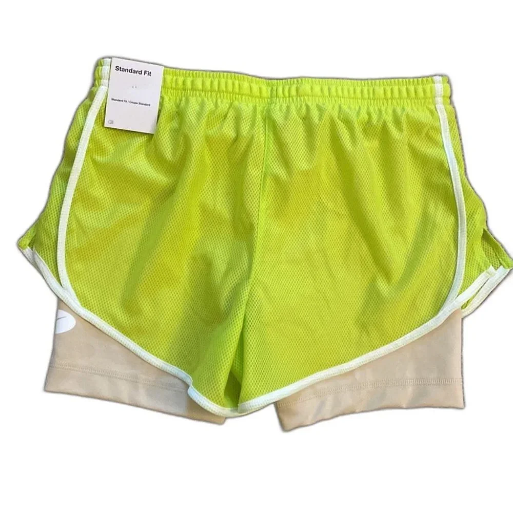 Nike Dri Fit Shorts Green Girl Size Large